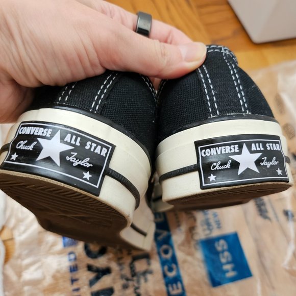 Like New Chuck 70 Low Top - Black - Picture 8 of 9